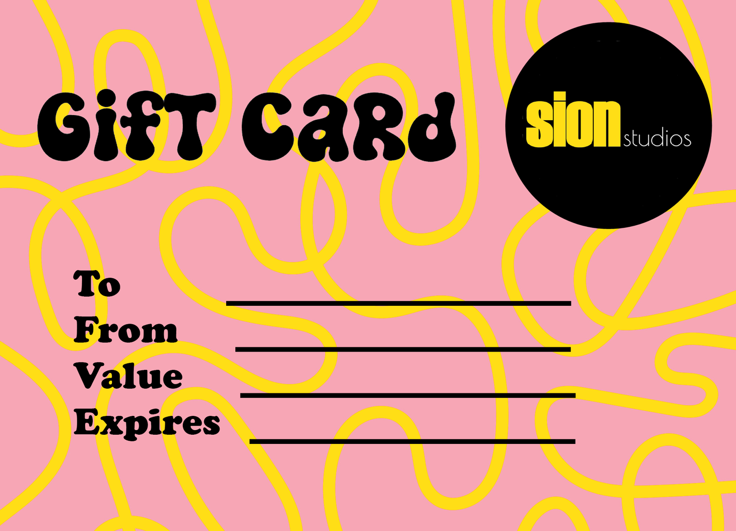 Sion Studios Gift Card